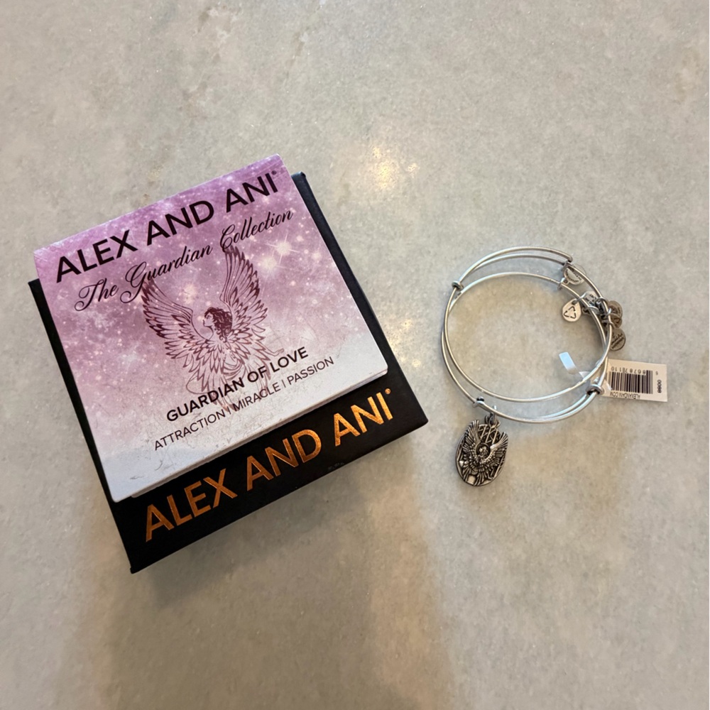 Alex and Ani Silver Charm Bracelet Set